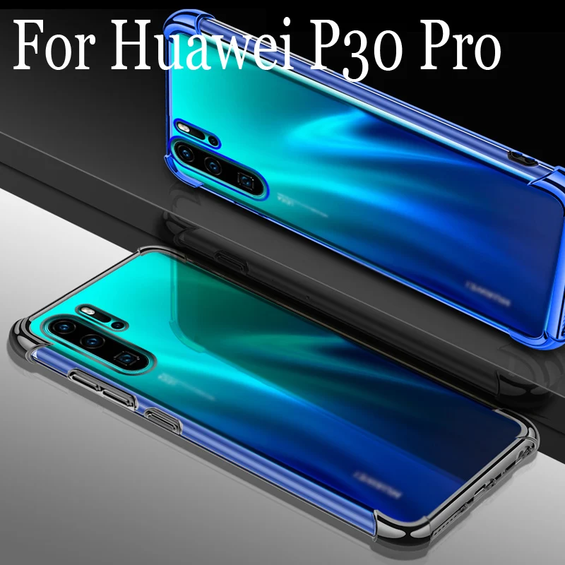 Ультратонкий Прозрачный Мягкий противоударный чехол для телефона Huawei P30 Pro