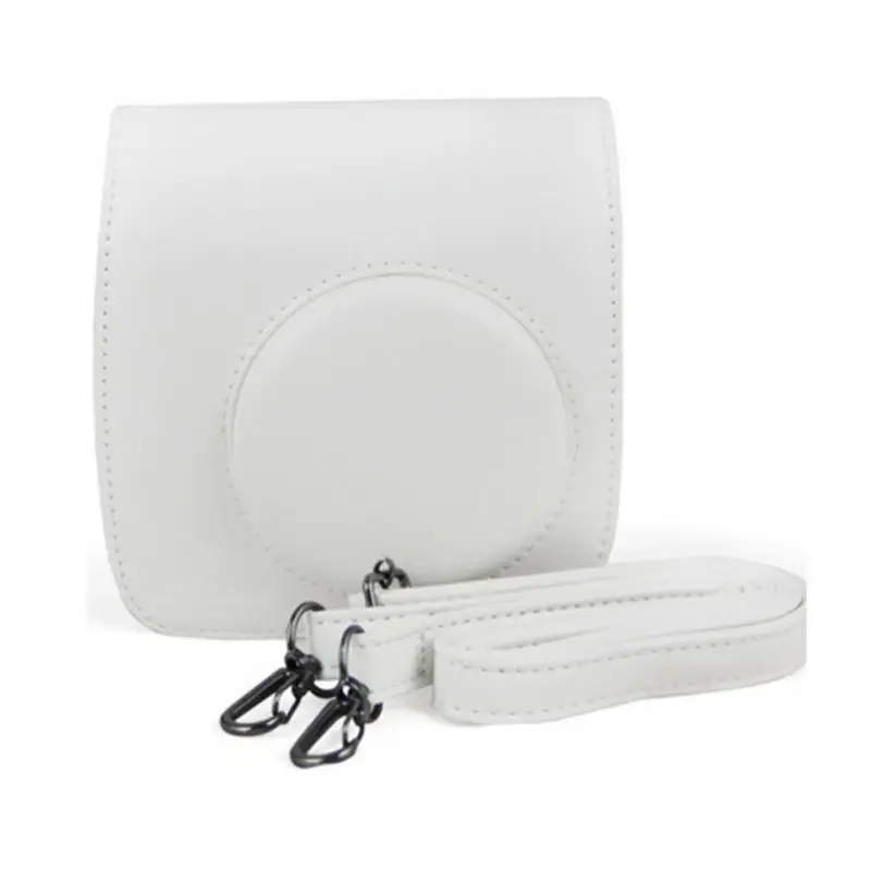 

New Fashion Classic Leather Camera Bag Single Strap Shoulder Bag Instant Camera Case Pouch Protector Cover for Polaroid Mini 8
