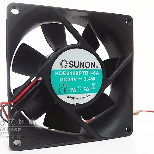 8025 24 v 3 4 W 8 m cm Чехол вентиляторы KDE2408PTB1 большой объем воздуха преобразователь