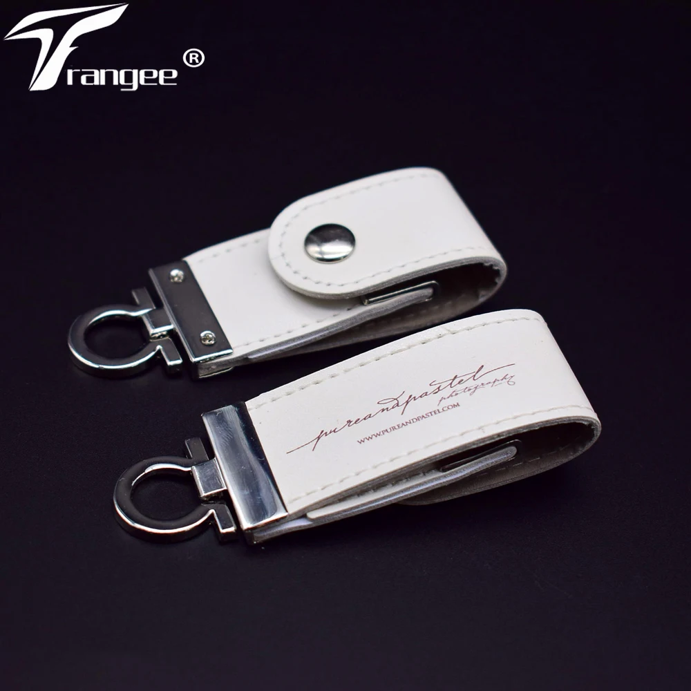 Кожаный USB флеш накопитель Trangee 10 шт./лот 4 ГБ 8 16 32 64 2 0 подарки флешка с логотипом на