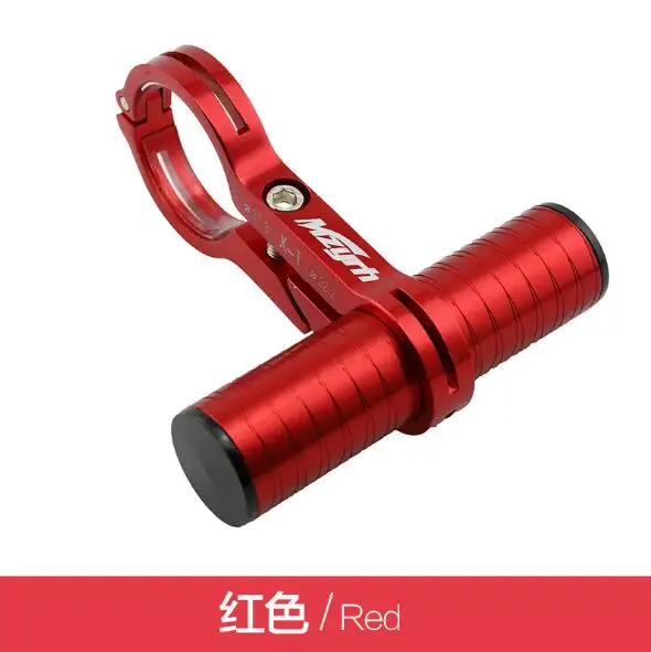 Алюминий сплав велосипеда руль велосипеда, крепление для велосипеда Крепление-расширитель держатель для светильник лампы велосипеда кронштейн для секундомера 31,8 мм новое поступление - Цвет: red