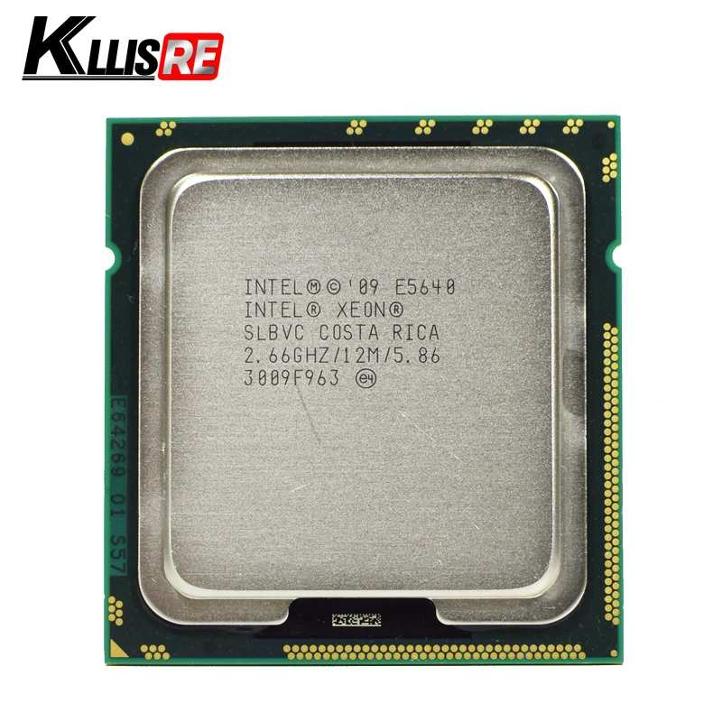 

Intel Xeon E5640 2.66GHz 12MB 5.86GT/s SLBVC CPU LGA1366 Server Processor