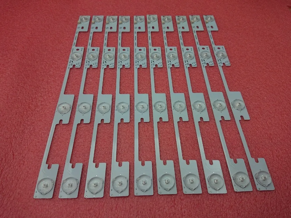 6 v 327mm led barra de retroiluminação