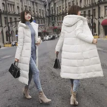 S-6XL New autumn winter Women Plus size Fashion Down long hoodie down Parkas Cotton warm Jackets Thick Female Long coat clothing S-6XL New autumn winter Women Plus size Fashion Down long hoodie down Parkas Cotton warm Jackets Thick Female Long coat clothing