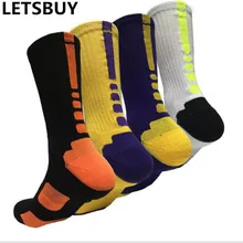 LETSBUY мужские спортивные носки конфеты красочные сжатия профессиональный баскетбол носок человек футбол бейсбол запуск туризм отдых