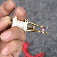 Портативный Медь мотыль клип наживка приманка, дождевой червь зажим инструмент для рыбалки; Новинка