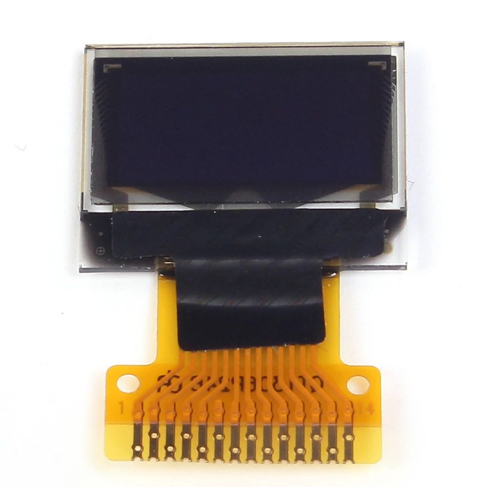 OLED экран IIC для Arduino AVR STM32 SD1306 белый модуль 0 49 дюйма 64x32 макетная плата|0.49 inch oled|oled
