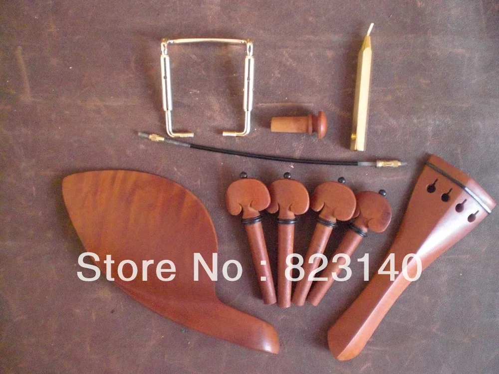 

1 Set JUJUBE Violin Fitting B TYPE 4/4 with 1 PC tail guts and 1 PC GOLD Chin Rest Screw and 1 PC Chin Rest Key GOLD Color