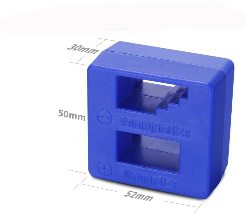 1 шт. синяя желтая отвертка намагниченная отвертка намагничатель размагничиватель