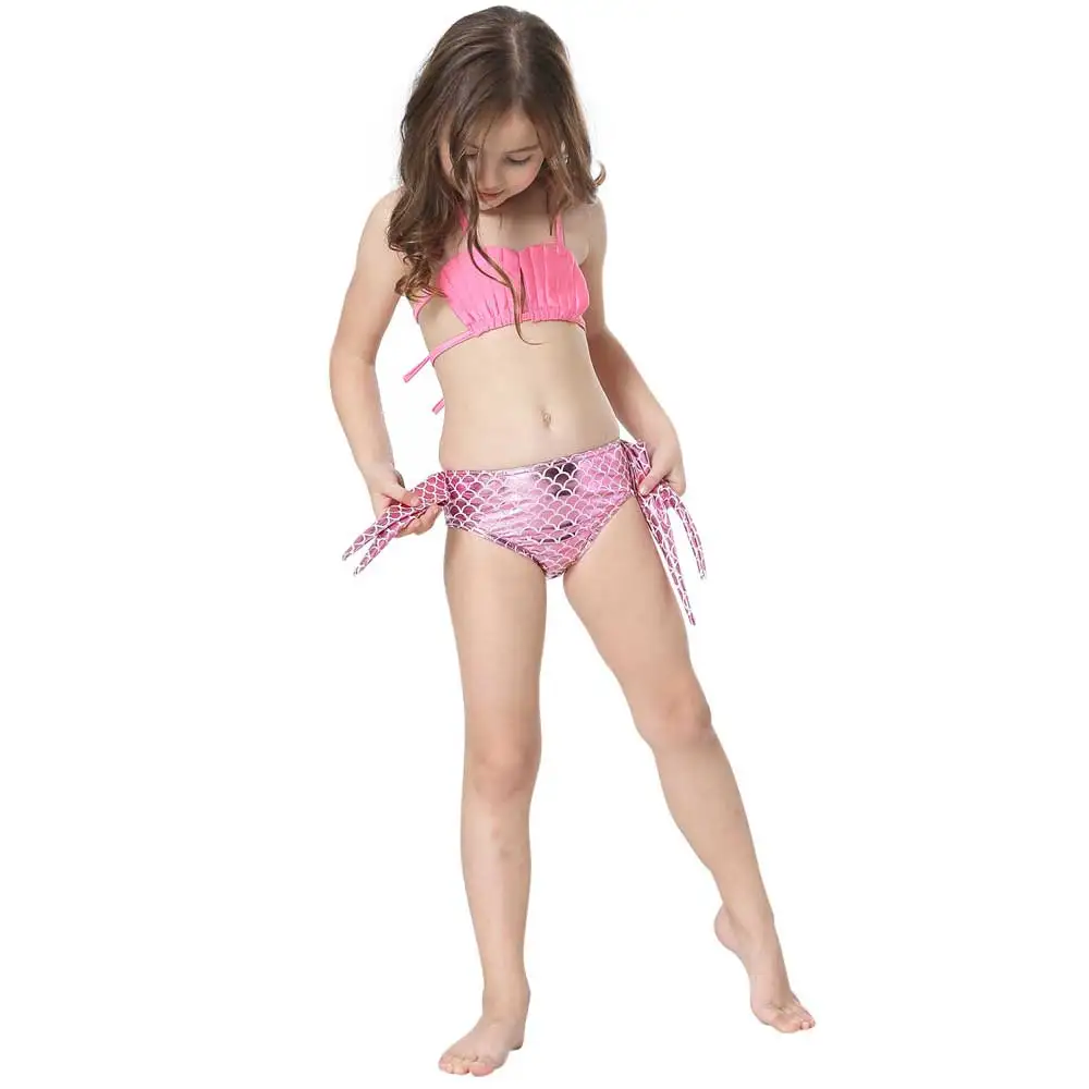 Купальный костюм с хвостом русалки для девочек; детский купальный костюм принцессы с хвостом русалки; купальник-бикини