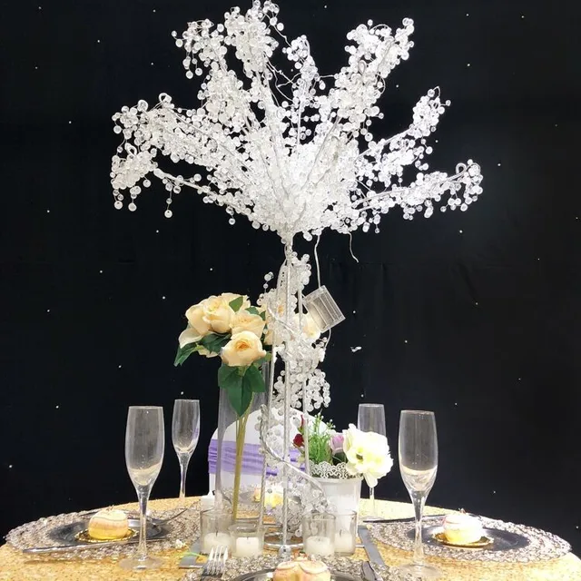 90cm Tall Acrylic Crystal Wedding Tree Road Leads Wedding Centerpiece  Crystal Christmas Trees Party Prop Table Centerpieces 10pc - Party &  Holiday Diy Decorations - AliExpress