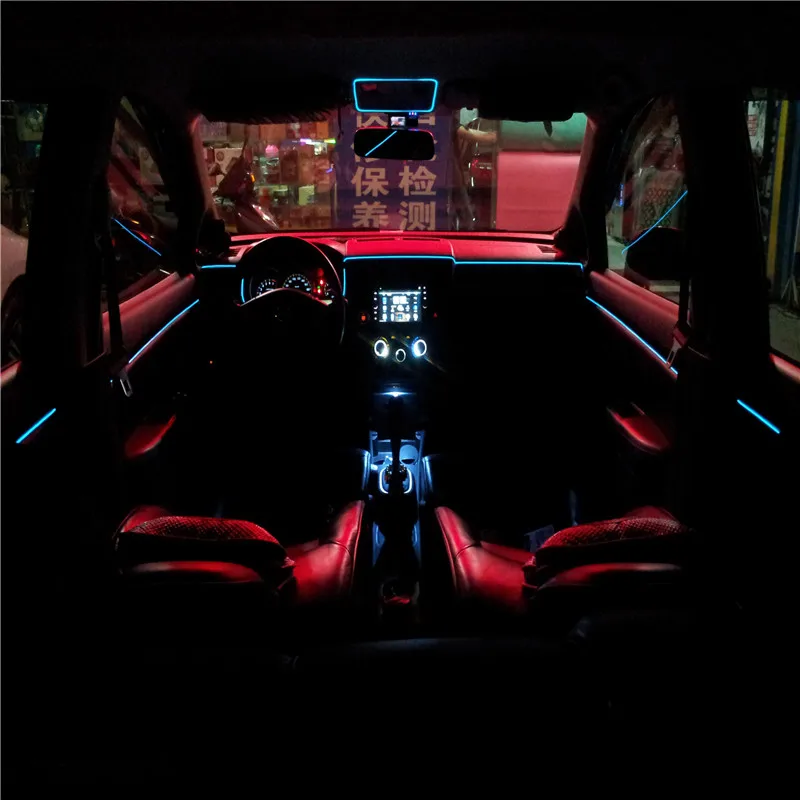 5M 110V font b LED b font Flexible Neon Light Glow font b EL b font