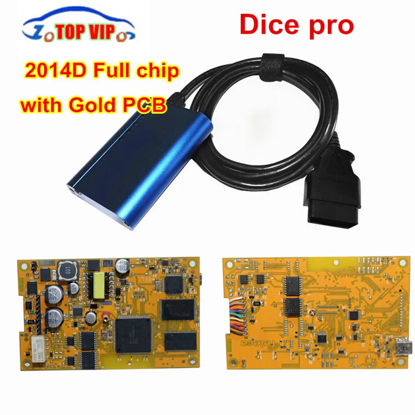 

Newest For VIDA DICE PRO+ Full Chip 2014D Fimware Update&Self-Test For Scanner with MultiLanguage Vida Dice Gold pcb