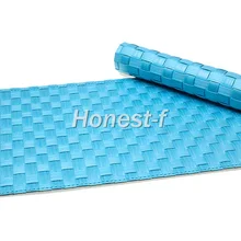 Синий цвет термостойкий Коврик, крест-Переплетение PP НАСТОЛЬНЫЕ КОВРИКИ для столовой, кухни