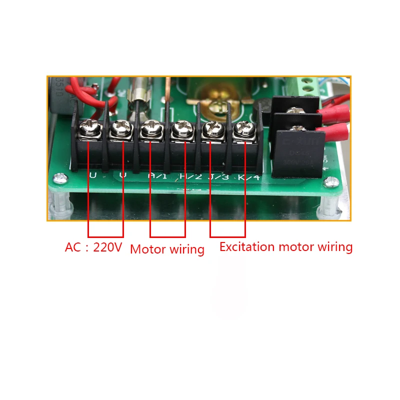 Reversing switch, 1HP governor, 750W high power, 220V DC motor speed