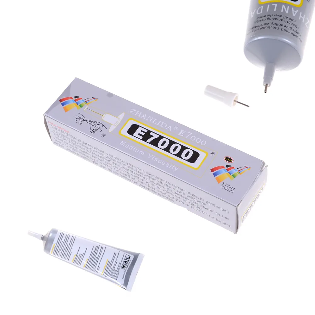 110ml E7000 Transparent Mirror Jewelery Repair Glue Gun Epoxy Resin