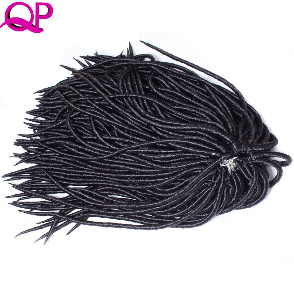 QP-Hair-Faux-Locs-crochet-hair-Synthetic-Braids-Hair-Extension-18''-24strands-100g-Kanekalon-Hair-Black-Brown-1PCS_02