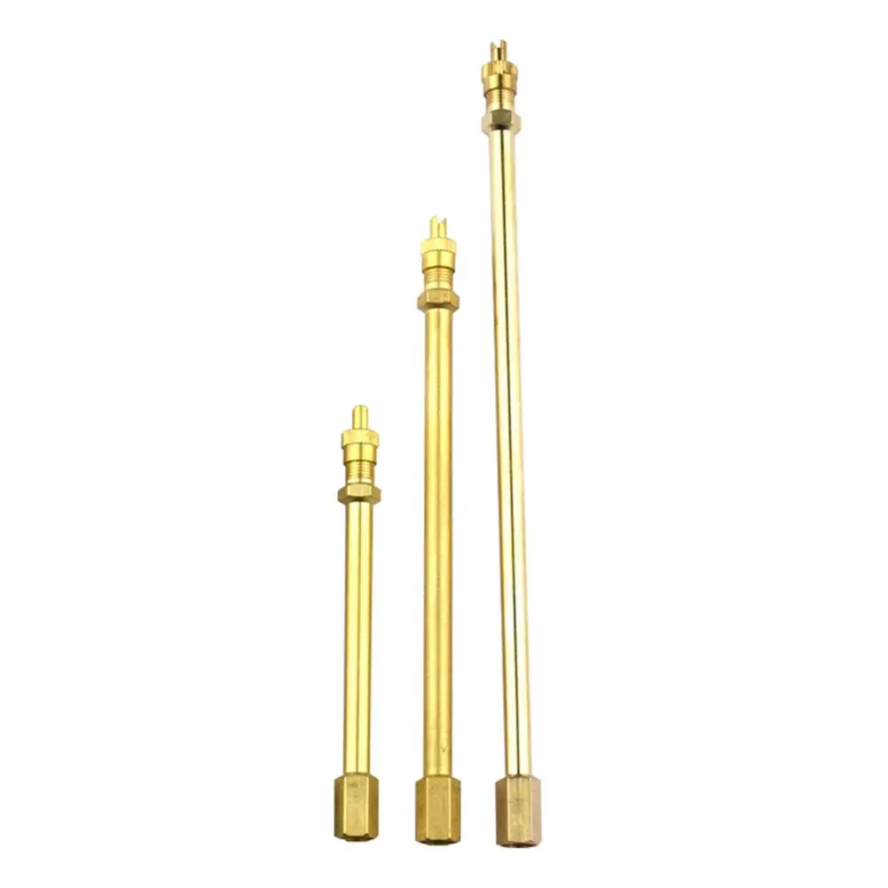 100mm 140mm 200mm Car Auto Truck Brass Wheel Tire Valve Cap Tyre Stem Extension Extender Tire Inflation Valve Stems 100mm 140mm 200mm Car Auto Truck Brass Wheel Tire Valve Cap Tyre Stem Extension Extender Tire Inflation Valve Stems