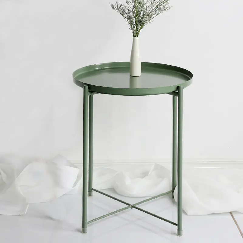 Современный металлический журнальный столик в скандинавском стиле для гостиной, простая бытовая мебель