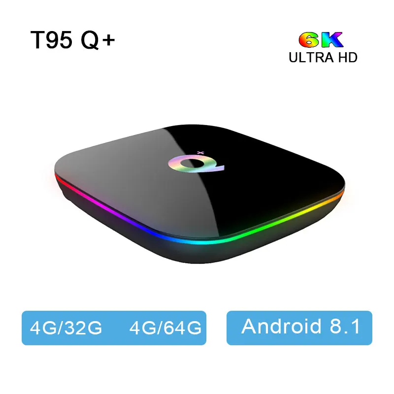 

2019 Hot Q plus Android TV box 8.1 9. 0 OS USB3.0 WIFI 4G32G 64G H6 Quadcore Cortex-A53 HDMI 2.0 6K VS X96mini MI BOX