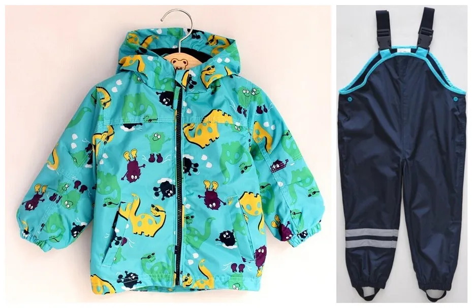 Немецкий бренд, детский дождевик, непромокаемые штаны, комбинезоны, ветрозащитный водонепроницаемый дождевик для детей