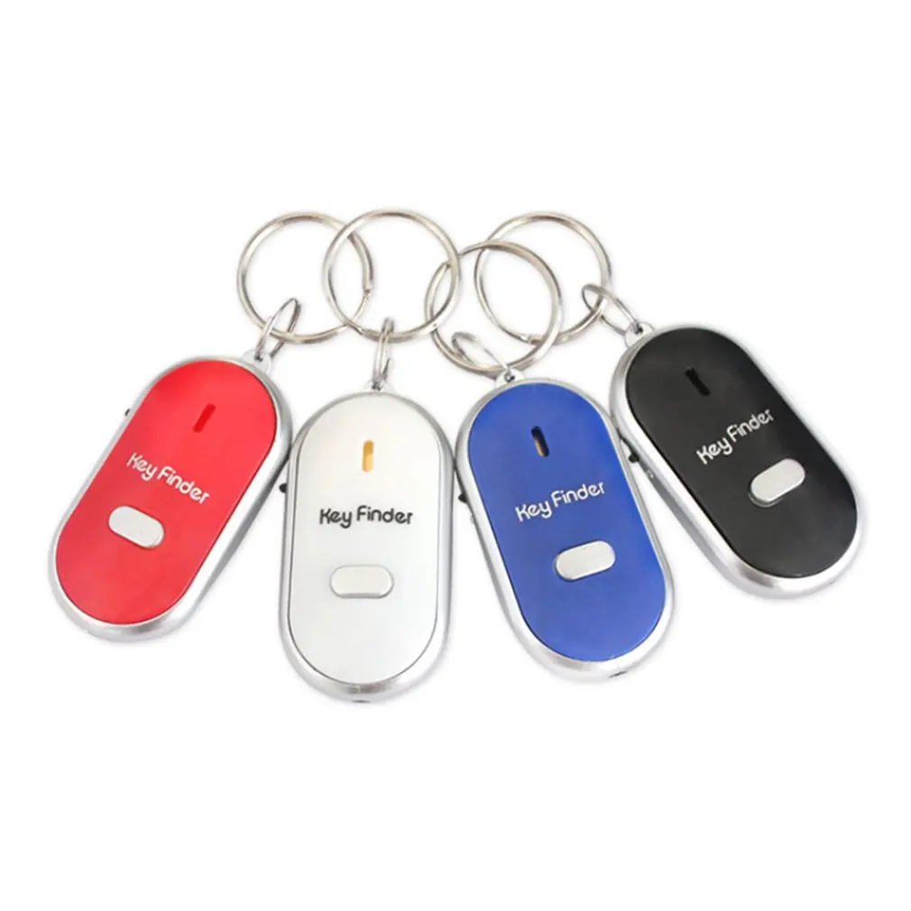 Смарт-ключ Finder Анти-потерянный свистящий брелок, позволяющий быстро и без труда Брелок Трекер светодиодный ключей со свистком, хлопком, и