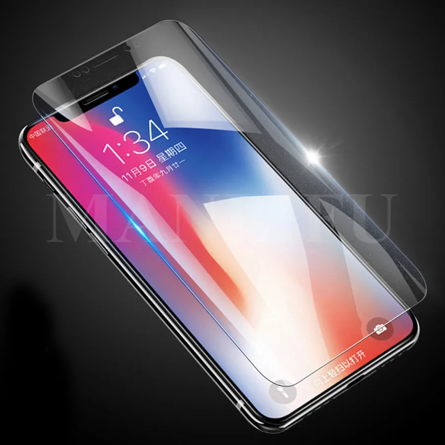 2 шт 20D Мягкая силиконовая пленка tpu (термополиуретановая пленка) для apple iphone XS Max XR iphone X 7 8 6 6 S Plus Защитная Гидрогелевая пленка