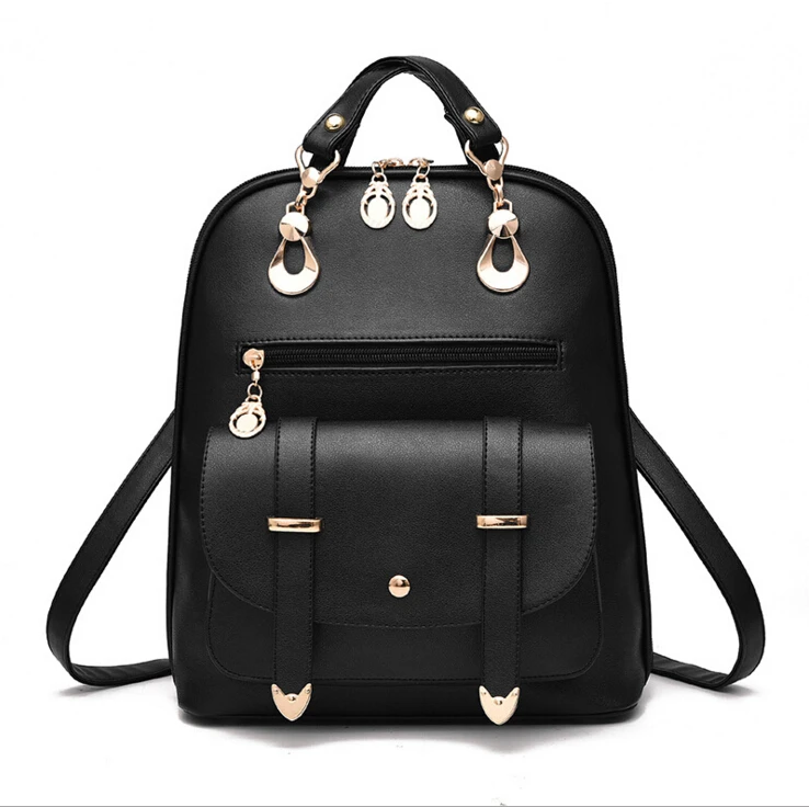 

stacy bag 050416 hot sale lady fashion PU leather backpack student schoolbag