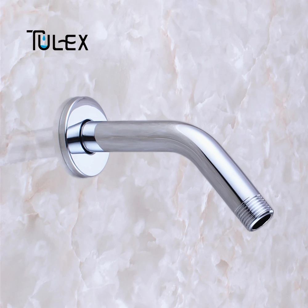 TULEX душ для ванной комнаты, Потолочная душевая головка, соединитель для ванной, Скрытая установка, настенная душевая головка, хромированная