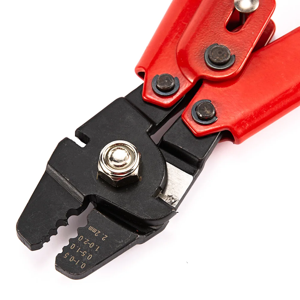 

Hand Crimper Hardened Steel Jaws with 4 Crimping Positions 2 Hardended Steel Side Cutter MAL999