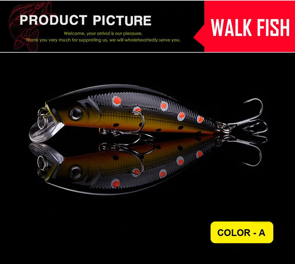 WALK FISH 1 шт. блесна рыболовная приманка 70 мм/8 г Swimbait рыболовные воблеры Iscas Artificiais Para Pesca Leurre рыболовные снасти