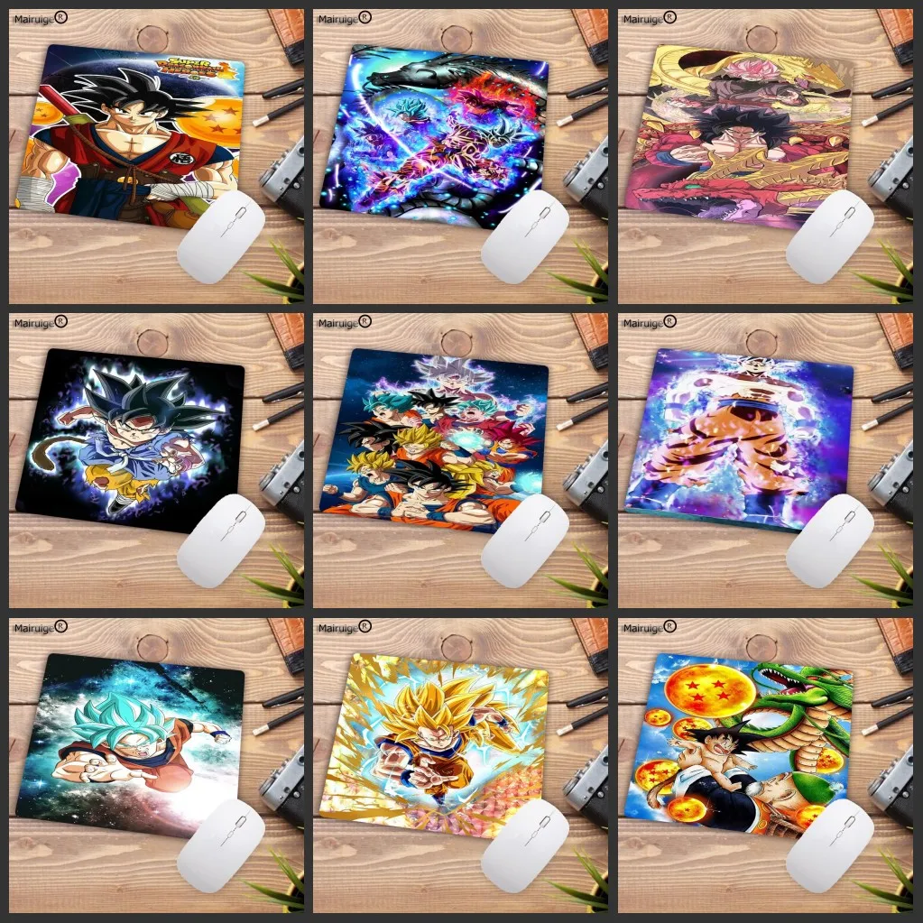 

Mairuige Big Promotion Dragon Ball Wukong Anime Gaming Pad Computer Keyboard Desk Mats Animation Game Computer Mousepad 22X18CM