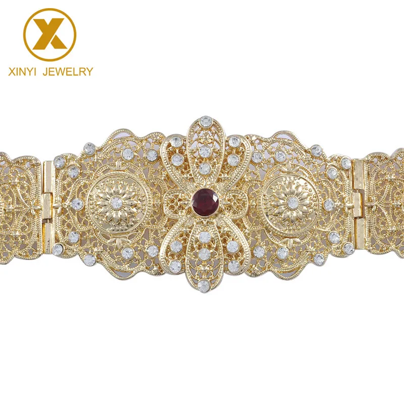 

Classical Turkish Style Woman Carved Handmade Hollow-out Metal Belt