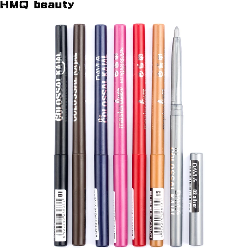 

1PC Pro Waterproof Eyeliner Pencils Gel Black Blue Purple White Long-lasting Eye liner Pencil Eyes Makeup Cosmetic Tool