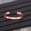 Vinterly Adjustable Cuff Ring Bracelets Bangles Pure Copper Bracelet Ring Women Health Energy Magnetic Jewelry Set for Women Men ► Photo 2/6