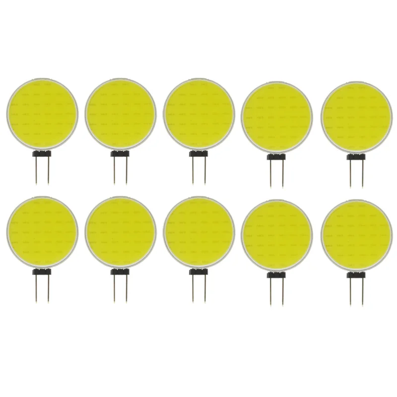 

10pcs LED Spot Light Bulb G4 COB 7W Pure Warm White LED 30 Chips Replace Halogen Lamp Spot Light Bulb LED G4 COB bulb
