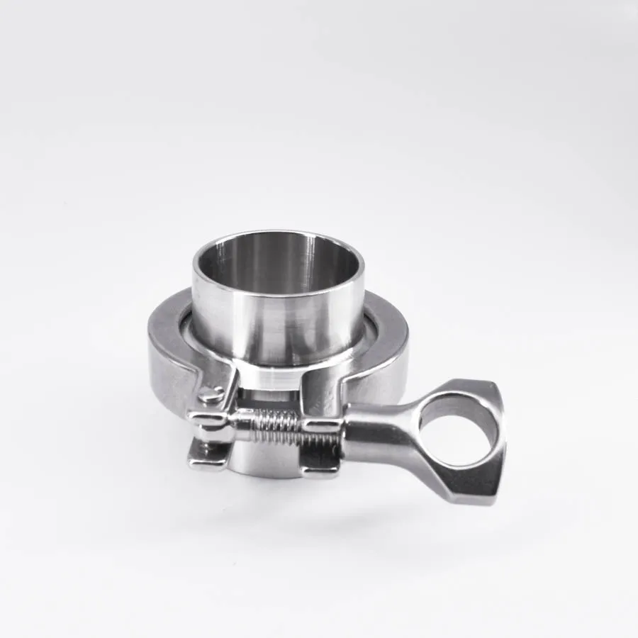 1 5 &quotTri Clamp x 38 мм 1-1/2&quot труба OD санитарно 2 шт. SS304 сварочные наконечники + зажим
