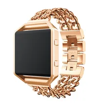 Сменные браслеты из нержавеющей стали, ремешок для часов, сменный ремешок с металлической рамкой для Fitbit Blaze, Прямая поставка 0804