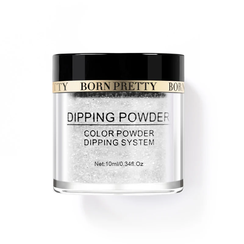 Polvo de uñas bonito de Nail Dipping con líquido de inmersión No necesita lámpara UV Natural de secado de uñas francesas de larga duración decoración