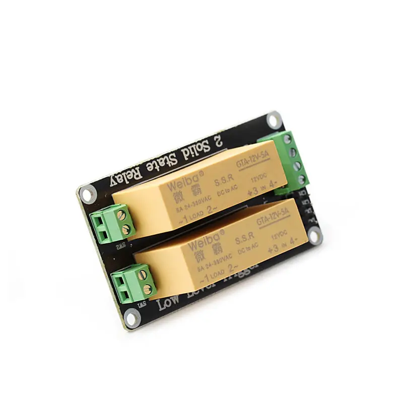 

New Channel SSR Solid State Relay 5A 12V High-low Trigger For Arduino UNO R3