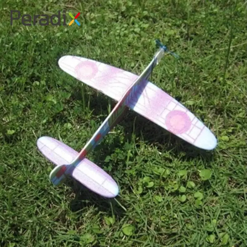 12 шт./компл. DIY ручной пледы планерный самолет модель одежда для занятий спортом на улице для детей игра игрушки самолет пены детская забавная игрушка на открытом воздухе