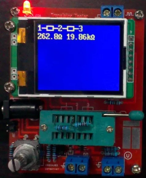 Английский транзистор тест er LCR диод емкость ESR частотомер сопротивление DS18B20 DHT11 IR_decoder тест