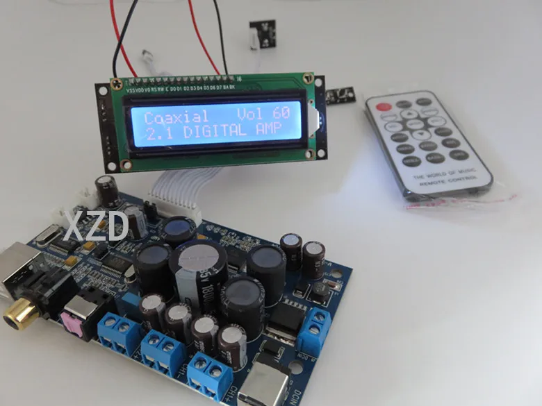 

2.0 50W WM8805 PCM2704 STA350 Digital Power Amplifier Board Coaxial