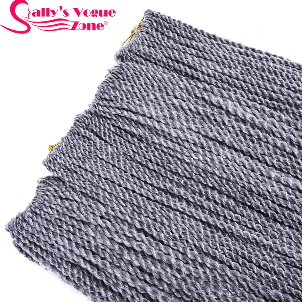 30 Raízes/pack Cabelo Sally Crochet Torção Tranças Senegalês Senegal 18 Polegada Cor Marrom Ombre Cabelo Trança de Cabelo Sintético Trança Cabelo 10 30 raízes pacote sallyhair senegalese crochê torção