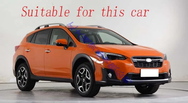 Для Subaru XV ABS Хромированная передняя Центральная решетка радиатора полосы отделка автомобиля Стайлинг