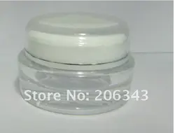 15 г белый круглый флакон крема, косметический контейнер, банка для крема, Косметические Jar, косметической упаковки