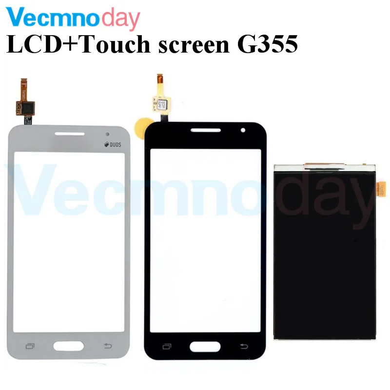 

Vecmnoday Original For Samsung DUOS Core 2 SM-G355H G355M G355H G355 LCD Display + Digitizer Touch Screen Replacement Parts