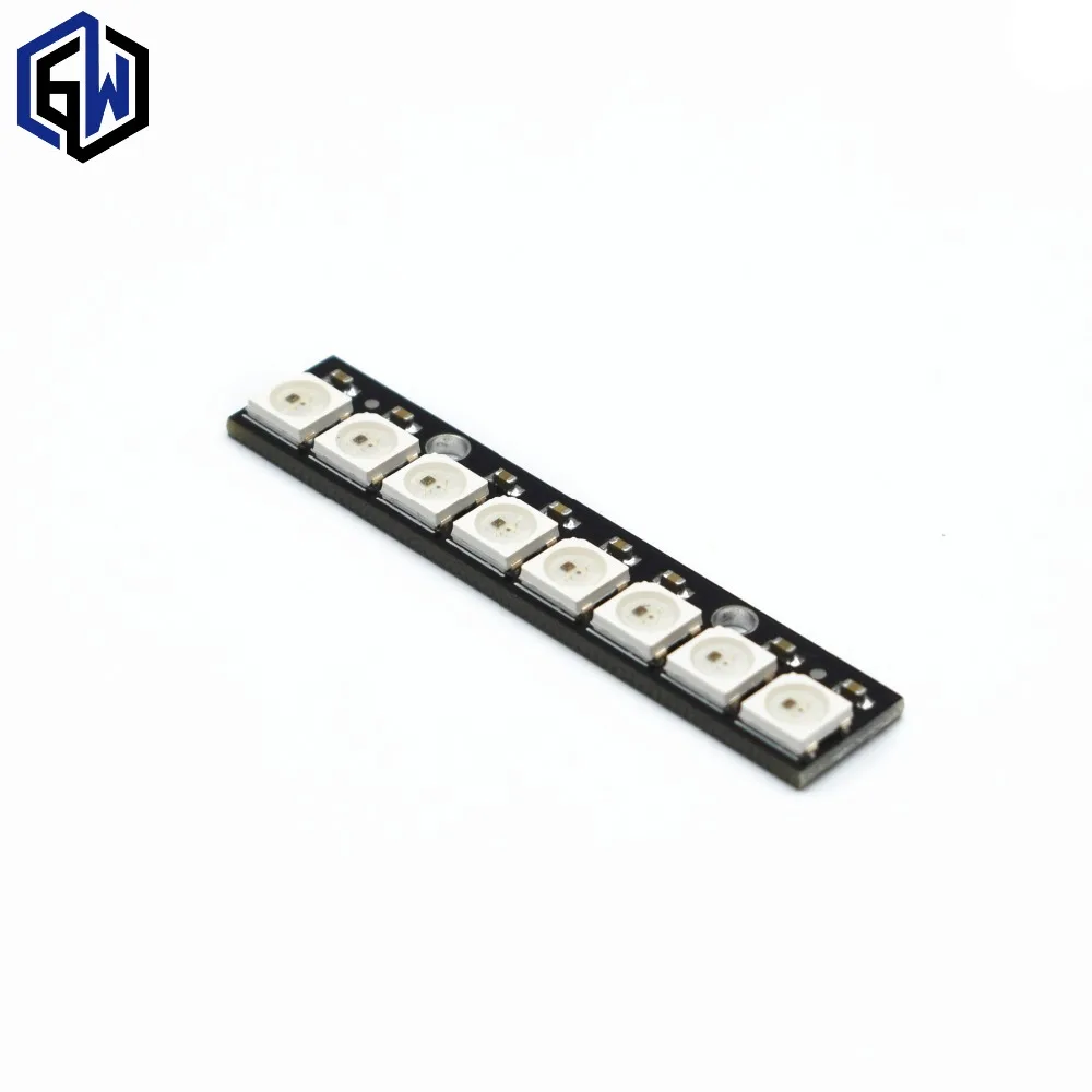 

10pcs TENSTAR ROBOT 8 channel WS2812 5050 RGB LED lights built-in full color-driven development board