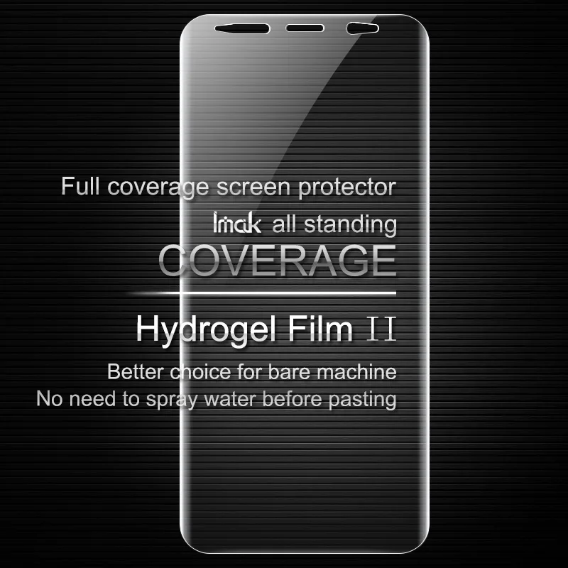 

sFor Samsung Galaxy S9 Screen Protector IMAK 3D Full Cover Front or Back Soft Hydrogel Screen Protector For Samsung Galaxy S9