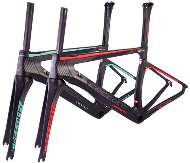 

Ceccotti C13-2 red Toray T1100 bicycle frame PF30/BSA/BB30 Di2 and Mechanical Both chinese carbon frames road carbon frame
